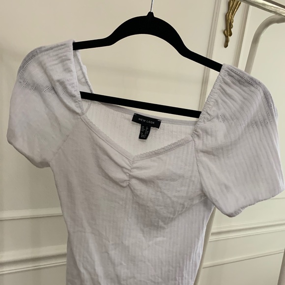 White Baby Doll Blouse - Picture 2 of 2